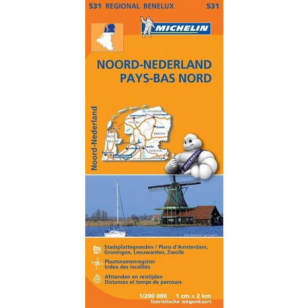 MICHELIN NIEDERLANDE NORD - Straßenkarte