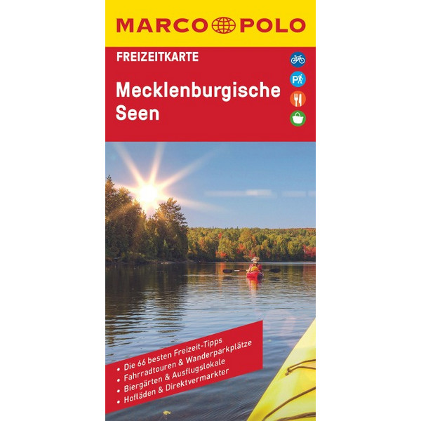 MARCO POLO FREIZEITKARTE 8 MECKLENBURGISCHE SEEN 1:100.000 Ansicht 1