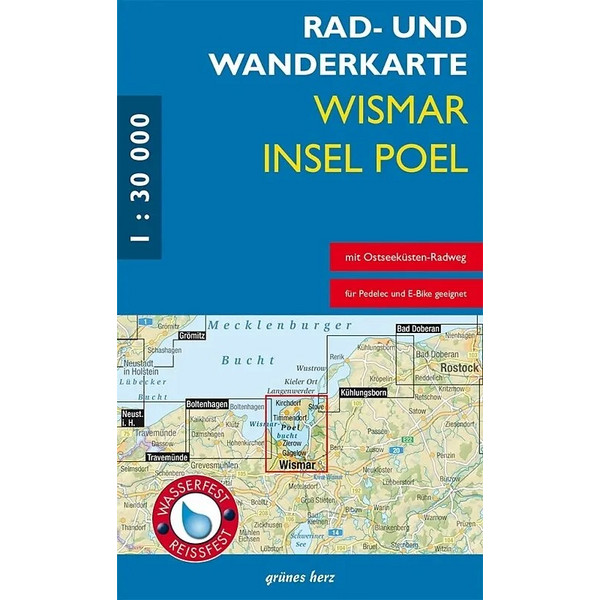 RAD- UND WANDERKARTE WISMAR, INSEL POEL