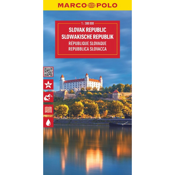 MARCO POLO REISEKARTE SLOWAKISCHE REPUBLIK 1:300.000 - Straßenkarte