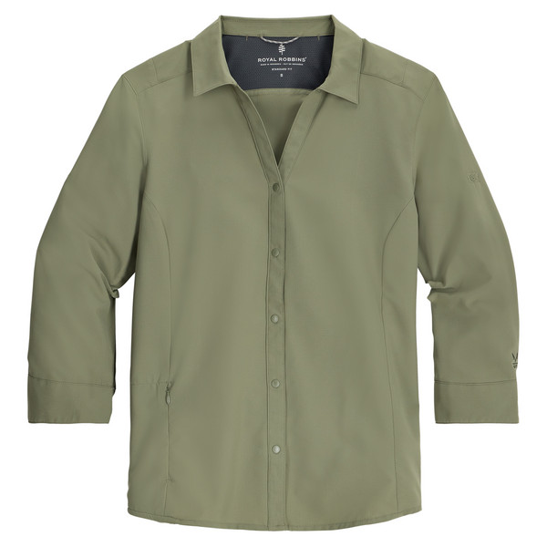 EXPEDITION PRO 3/4 SLEEVE Damen - Outdoor Bluse-FIDDLEHEAD