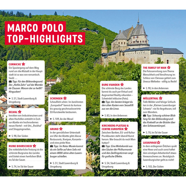 MARCO POLO REISEFÜHRER LUXEMBURG Ansicht 2
