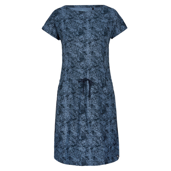 AMBAE AOP DRESS Damen - Kleid-DARK SAPPHIRE AOP SPLASH