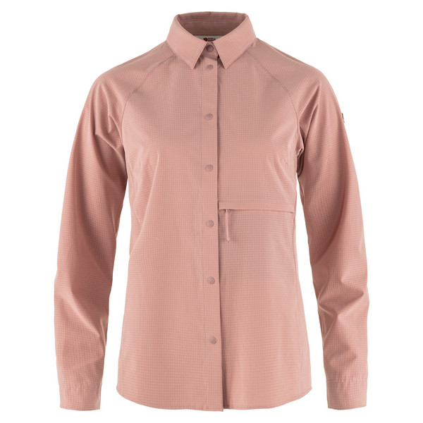 ABISKO TREKKING SHIRT W Damen - Outdoor Bluse-DUSTY ROSE