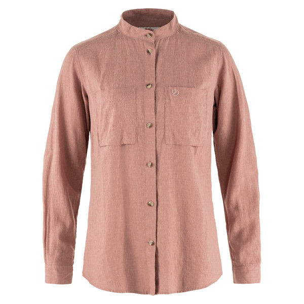ÖVIK HEMP SHIRT LS W Damen - Outdoor Bluse-DUSTY ROSE