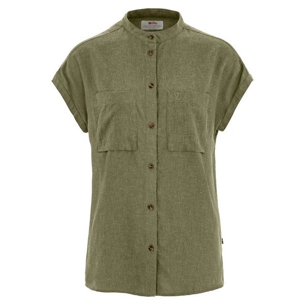 ÖVIK HEMP SHIRT SS W Damen - Outdoor Bluse-GREEN