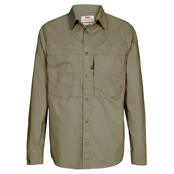 ABISKO TRAIL SHIRT LS M Herren - Outdoor Hemd-GREEN