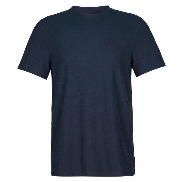 HEMP BLEND T-SHIRT M Herren - T-Shirt-DARK NAVY