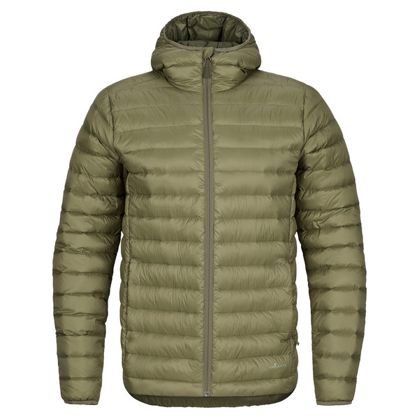 KLUKUFOSS HOODED DOWN JACKET Herren - Daunenjacke-BURNT OLIVE