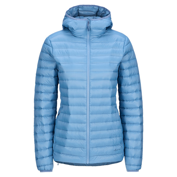 KLUKUFOSS HOODED DOWN JACKET Damen - Daunenjacke-BLUE SHADOW