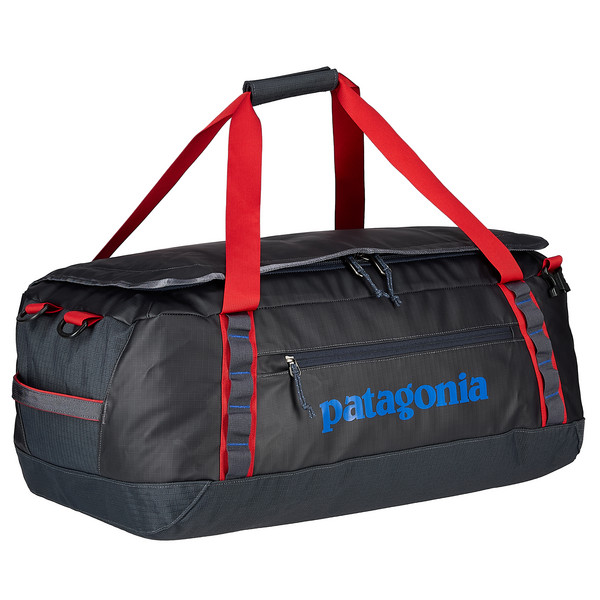 BLACK HOLE DUFFEL 55L - Reisetasche-SMOLDER BLUE W/AMANITA RED