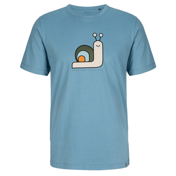 LAKHIRI PRINTED T-SHIRT Herren - T-Shirt-BLUE SHADOW SNAIL