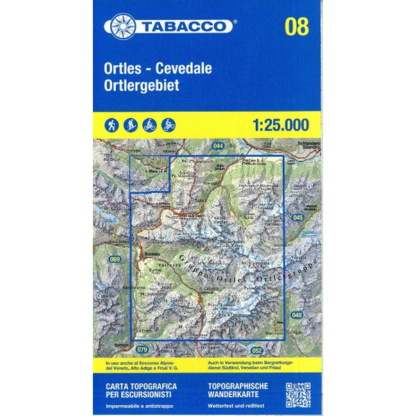 TABACCO WANDERN ORTLERGEBIET 1:25000 Ansicht 1