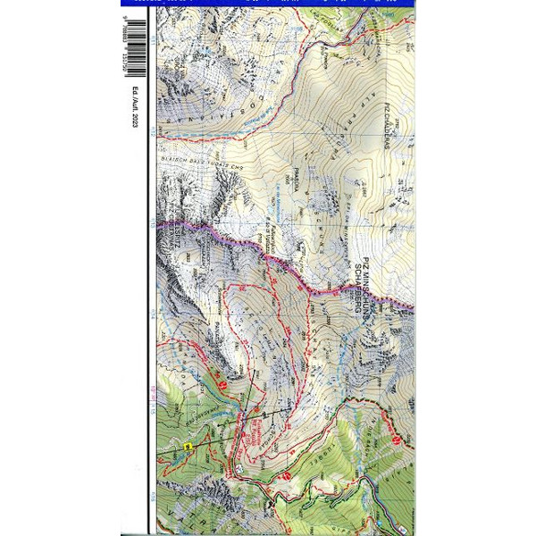 TABACCO WANDERN VINSCHGAU SESVENNA 1:25000 Ansicht 2