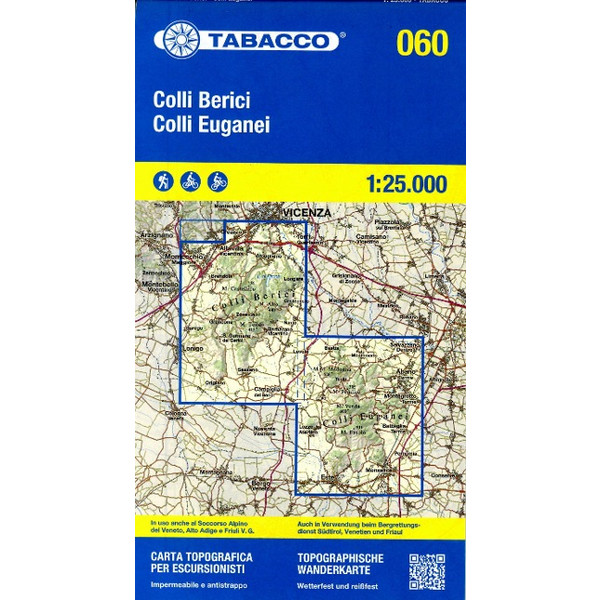TABACCO WANDERN COLLI EUGANEI 1:25000 Ansicht 1