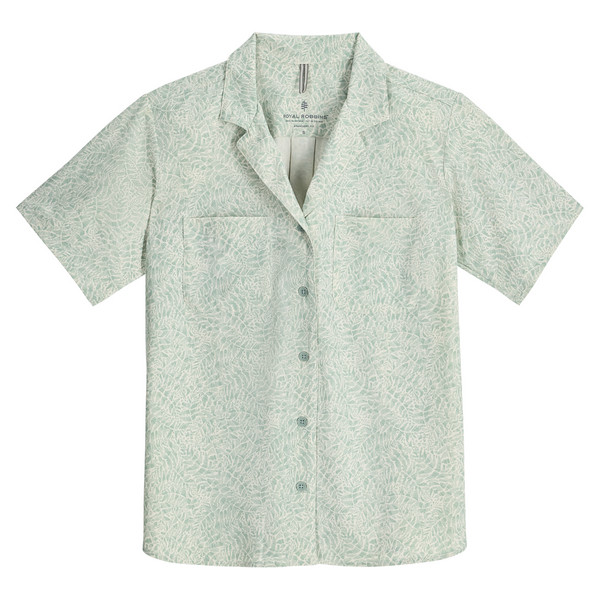 SPOTLESS EVOLUTION MEADOW S/S Damen - Outdoor Bluse-SAGE LEAF BRIAR PT