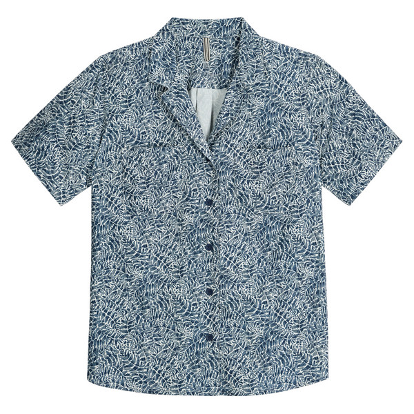 SPOTLESS EVOLUTION MEADOW S/S Damen - Outdoor Bluse-DEEP BLUE BRIAR PT