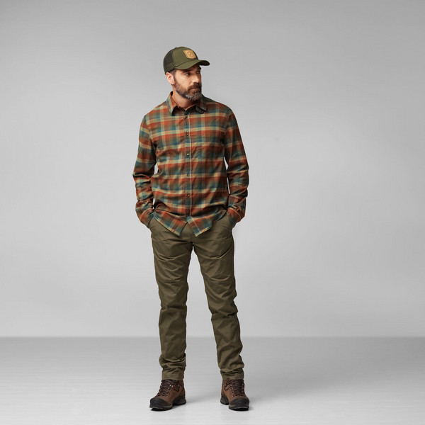 Fjällräven LAPPLAND STRETCH FLANNEL SHIRT M Herren - Flanellhemd Ansicht 3