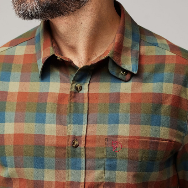Fjällräven LAPPLAND STRETCH FLANNEL SHIRT M Herren - Flanellhemd Ansicht 6