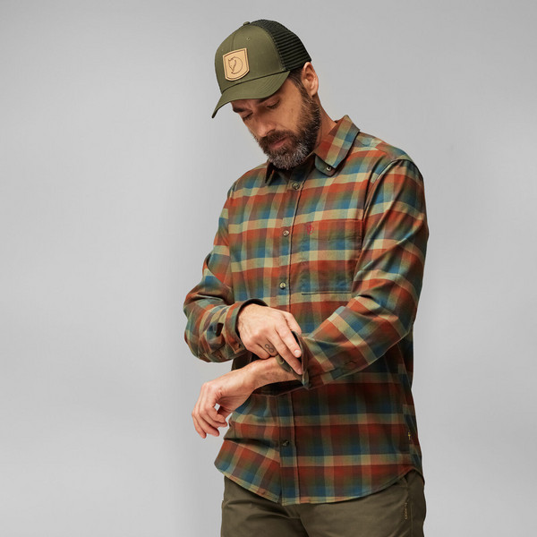 Fjällräven LAPPLAND STRETCH FLANNEL SHIRT M Herren - Flanellhemd Ansicht 5