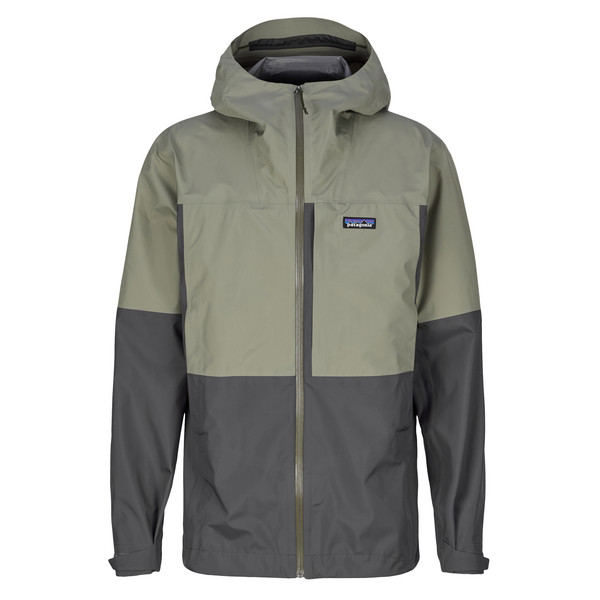 M'S BOULDER FORK RAIN JACKET Herren - Hardshelljacke-FORGE GREY W/RIVER ROCK GREEN