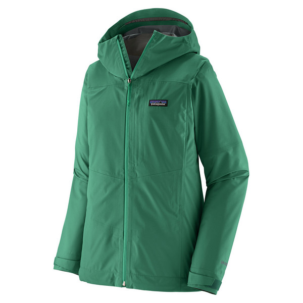W'S BOULDER FORK RAIN JACKET Damen - Hardshelljacke-GEM GREEN