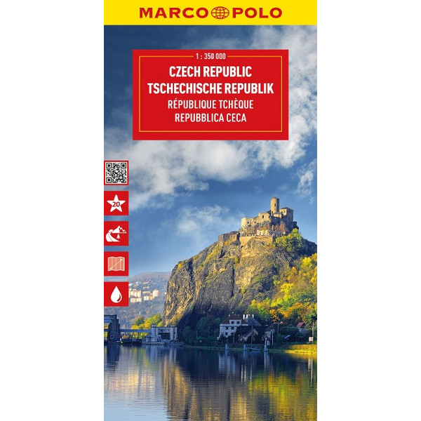 MARCO POLO REISEKARTE TSCHECHISCHE REPUBLIK 1:350.000 - Straßenkarte Ansicht 1