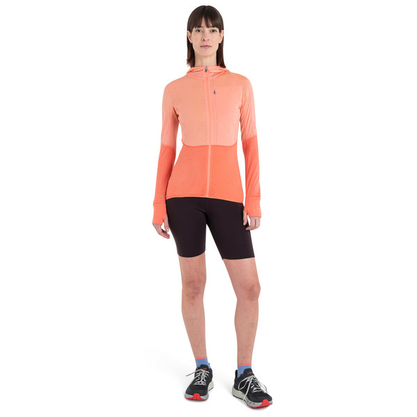 Icebreaker W MERINO 200 REALFLEECE DESCENDER LS ZIP HOODIE Damen - Fleecejacke Ansicht 7