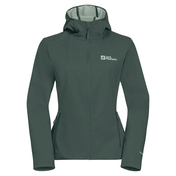 BORNBERG HOODY W Damen - Softshelljacke-SAGO PALM