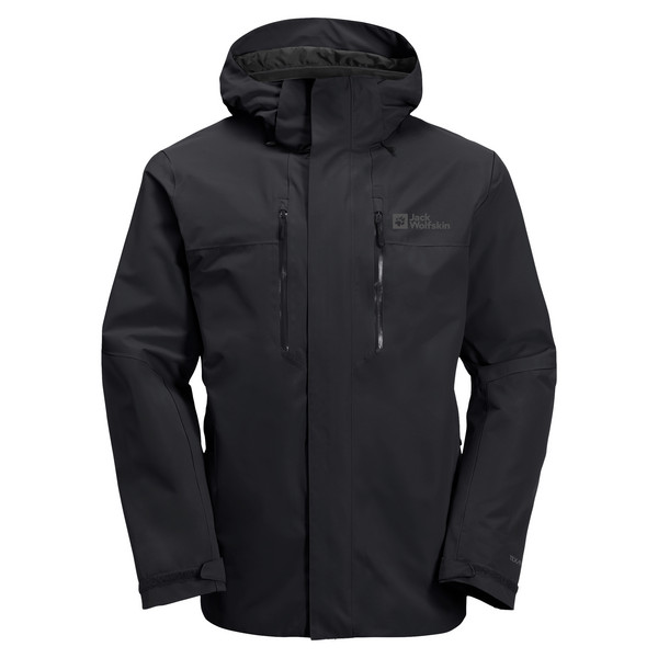 JASPER 2L JKT M Herren - Regenjacke-BLACK