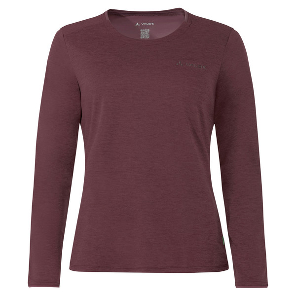 WOMEN'S ESSENTIAL LS T-SHIRT Damen - Funktionsshirt-RUBY DUSK