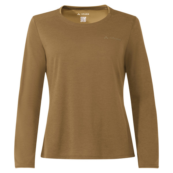 WOMEN'S ESSENTIAL LS T-SHIRT Damen - Funktionsshirt-PEANUT BUTTER