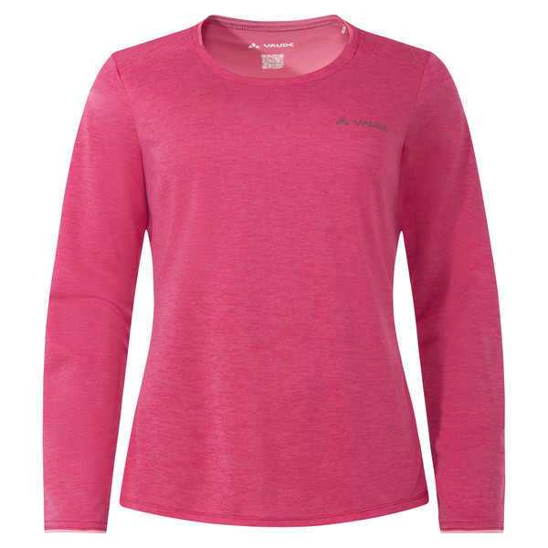 WOMEN'S ESSENTIAL LS T-SHIRT Damen - Funktionsshirt-HIBISCUS PINK