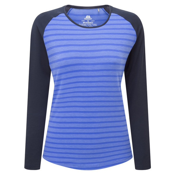 REDLINE LS WMNS TEE Damen - Funktionsshirt-VIVID STRIPE/COSMOS