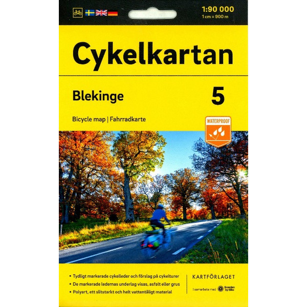 CYKELKARTAN BLAD 5 BLEKINGE 1:90000 - Fahrradkarte Ansicht 1