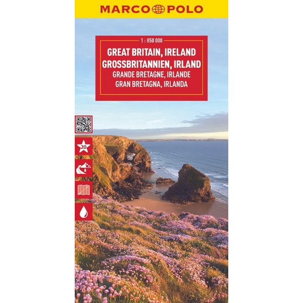 MARCO POLO REISEKARTE GROßBRITANNIEN 1:850.000 - Straßenkarte Ansicht 1