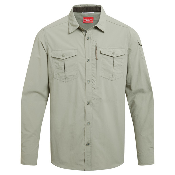 NOSILIFE ADVENTURE LONG SLEEVED SHIRT III Herren - Outdoor Hemd-BAY LEAF