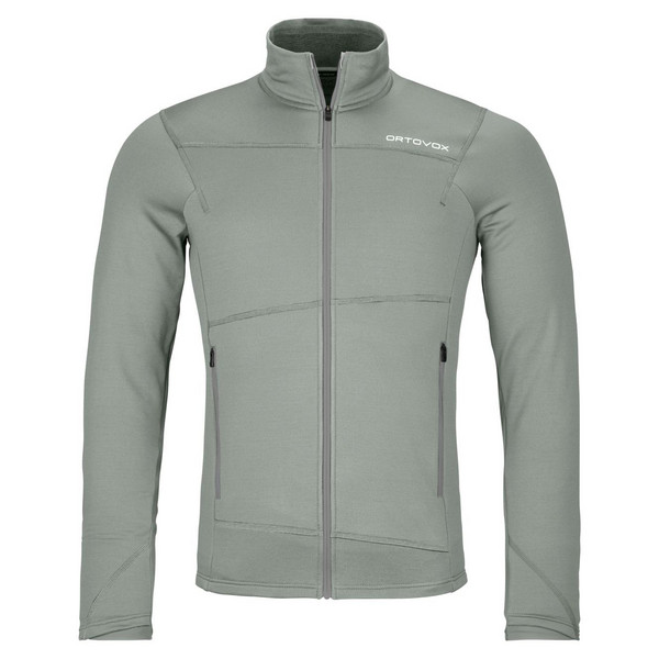 FLEECE LIGHT JACKET M Herren - Fleecejacke-GREEN SAGE