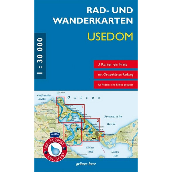 RAD- UND WANDERKARTEN-SET: USEDOM Ansicht 1