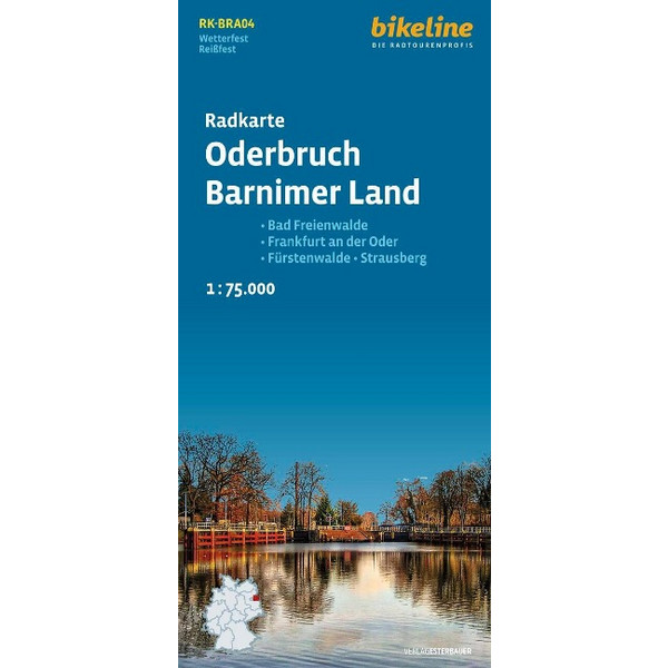 RADKARTE ODERBRUCH BARNIMERLAND - Fahrradkarte Ansicht 1
