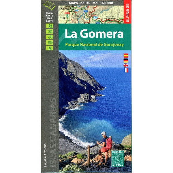 LA GOMERA - Wanderkarte Ansicht 1