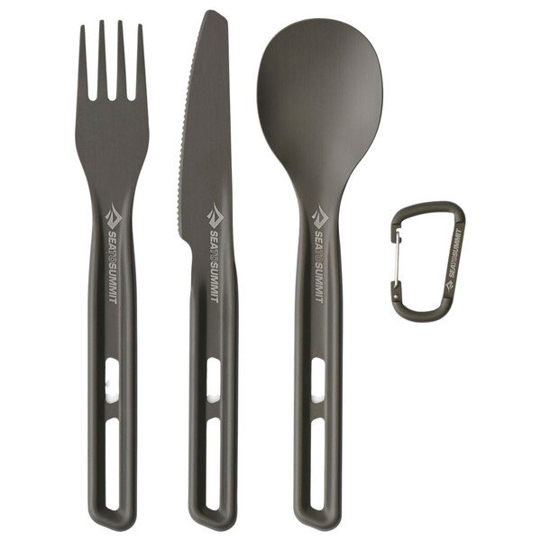 to Summit FRONTIER UL CUTLERY SET - [3 PIECE] FORK, SPOON & KNIFE - Campingbesteck