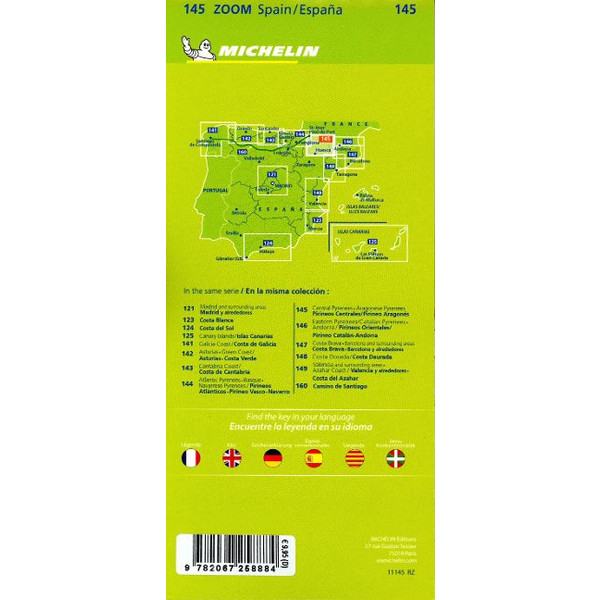PYRENEES CENTRAL - ZOOM MAP 145 - Straßenkarte Ansicht 2