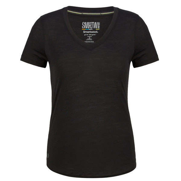 Smartwool WOMEN'S ACTIVE ULTRALITE V-NECK SHORT SLEEVE Damen - Funktionsshirt
