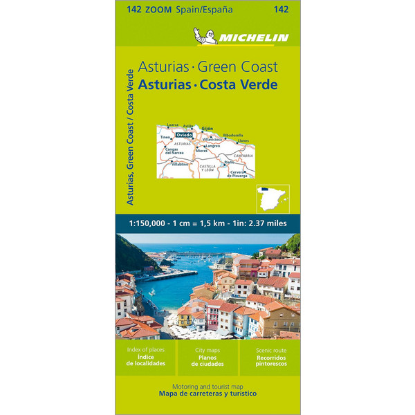 MICHELIN ASTURIAS, COSTA VERDE - Straßenkarte