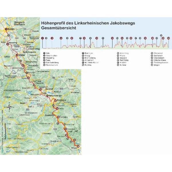 LINKSRHEINISCHER JAKOBSWEG - Wanderführer Ansicht 2