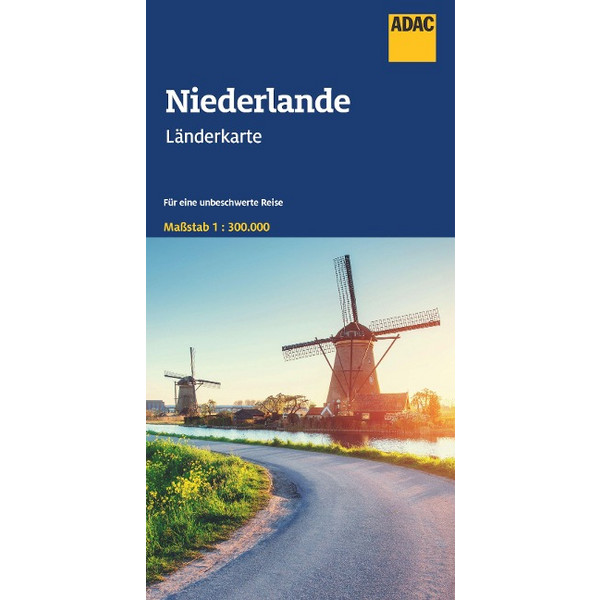 ADAC LÄNDERKARTE NIEDERLANDE 1:300.000 - Straßenkarte Ansicht 1