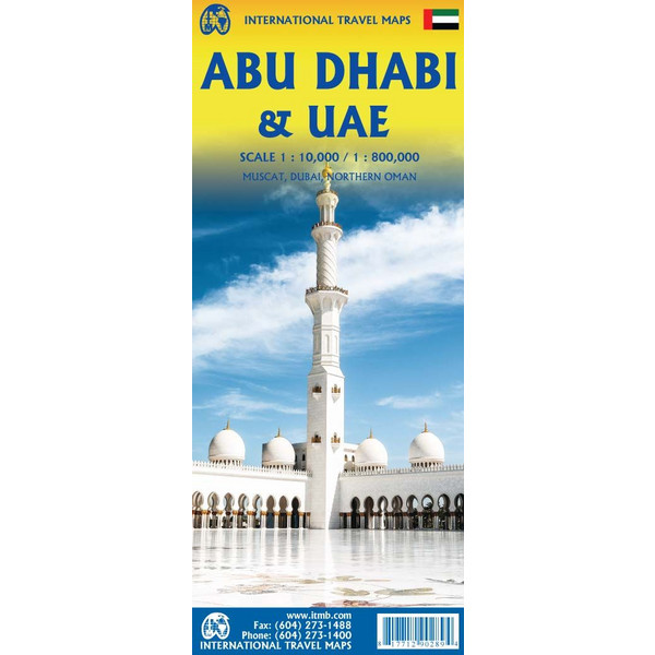 ABU DHABI & UAE - Straßenkarte