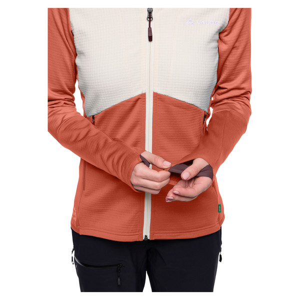 Vaude MONVISO HOODED GRID FLEECE JACKET Damen - Fleecejacke Ansicht 6