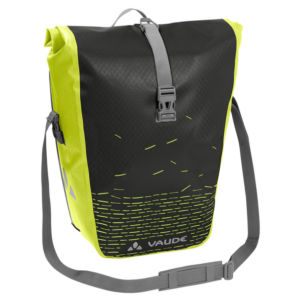 AQUA BACK PRINT SINGLE Unisex - Fahrradtasche-BLACK/BRIGHT GREEN